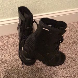 Sorel rain wedge gloss waterproof boots